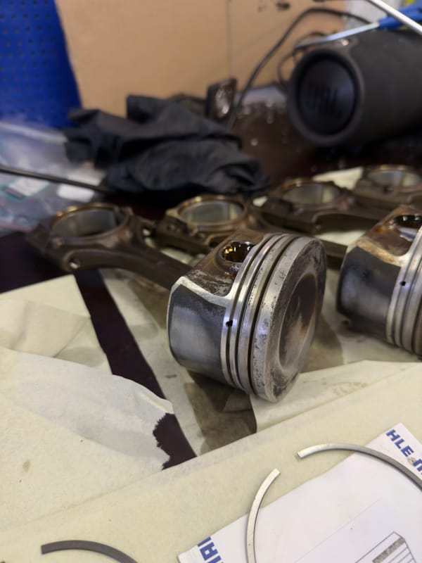 Engine Rebuild Progress and New Wheels